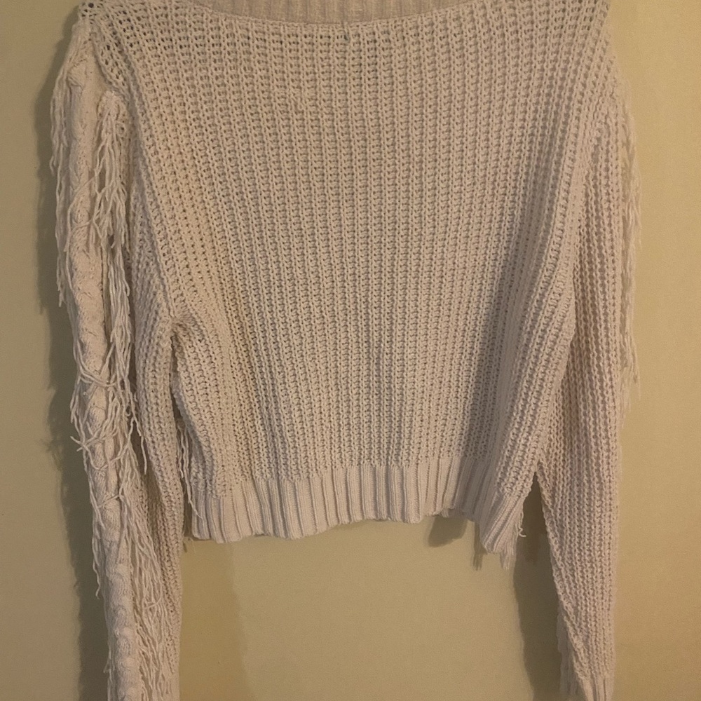 Fringe sweater
